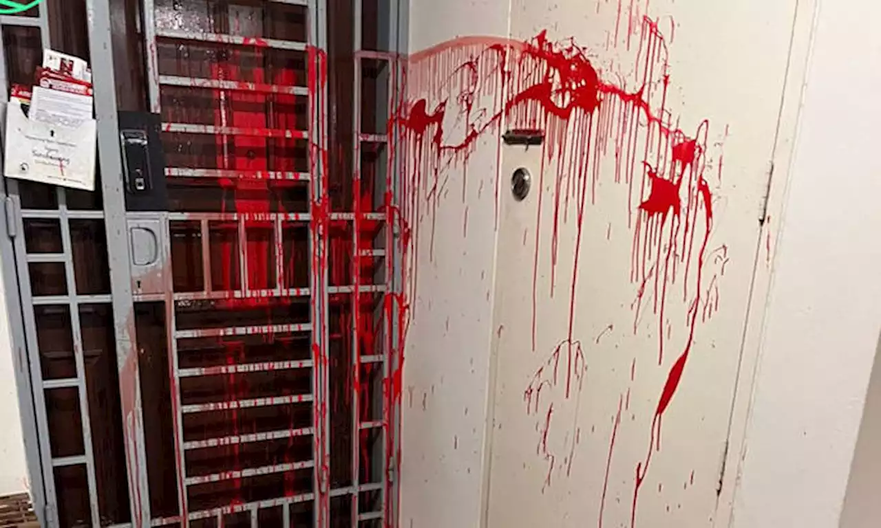 Man arrested for loanshark harassment after Canberra Road flat gets splashed with red paint