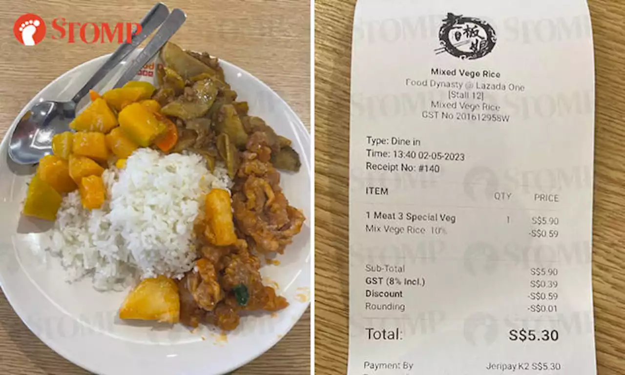 Miscalculation again? Another diner says Food Dynasty stall overcharged and couldn't explain why