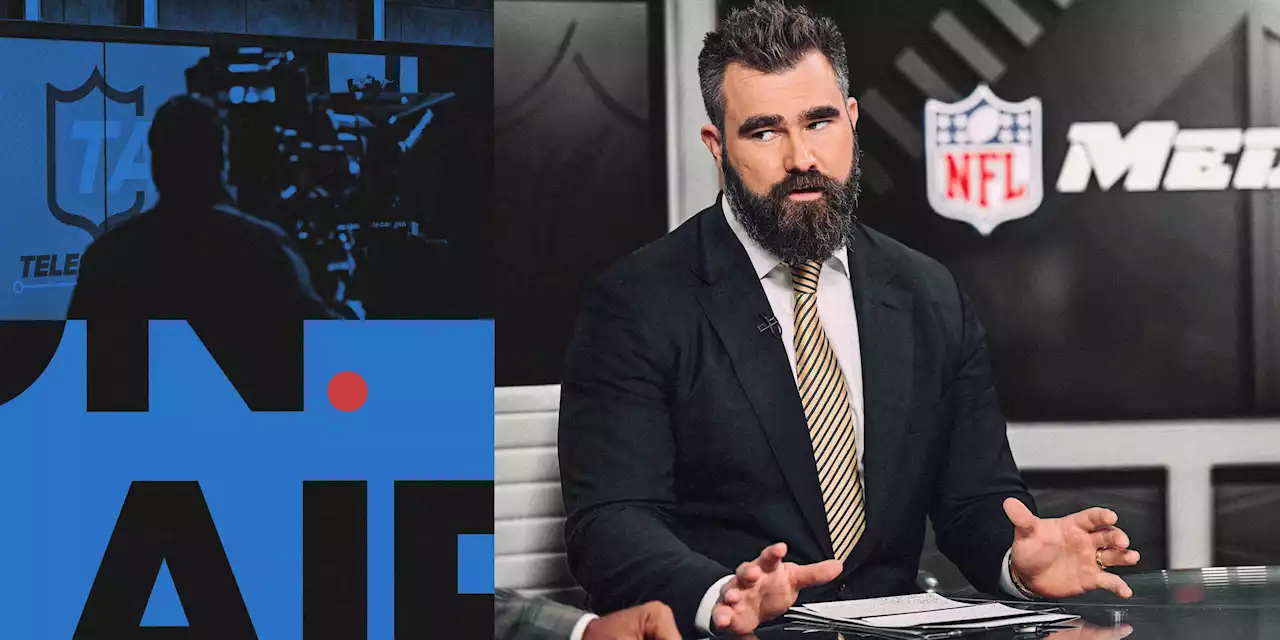 Behind the scenes of NFL's 'broadcast boot camp' with Jason Kelce: 'He's ready to go'