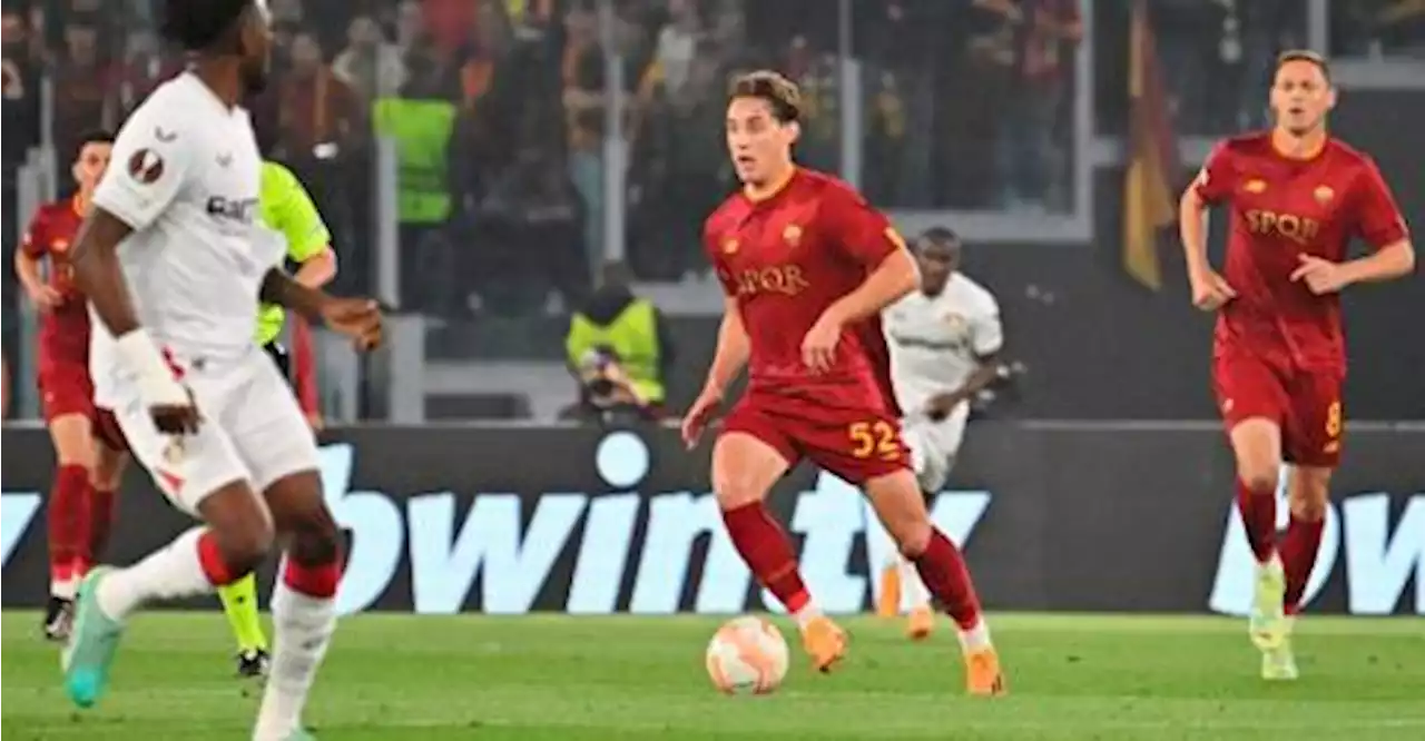 Bove hands Roma small lead in Europa League semi with Leverkusen