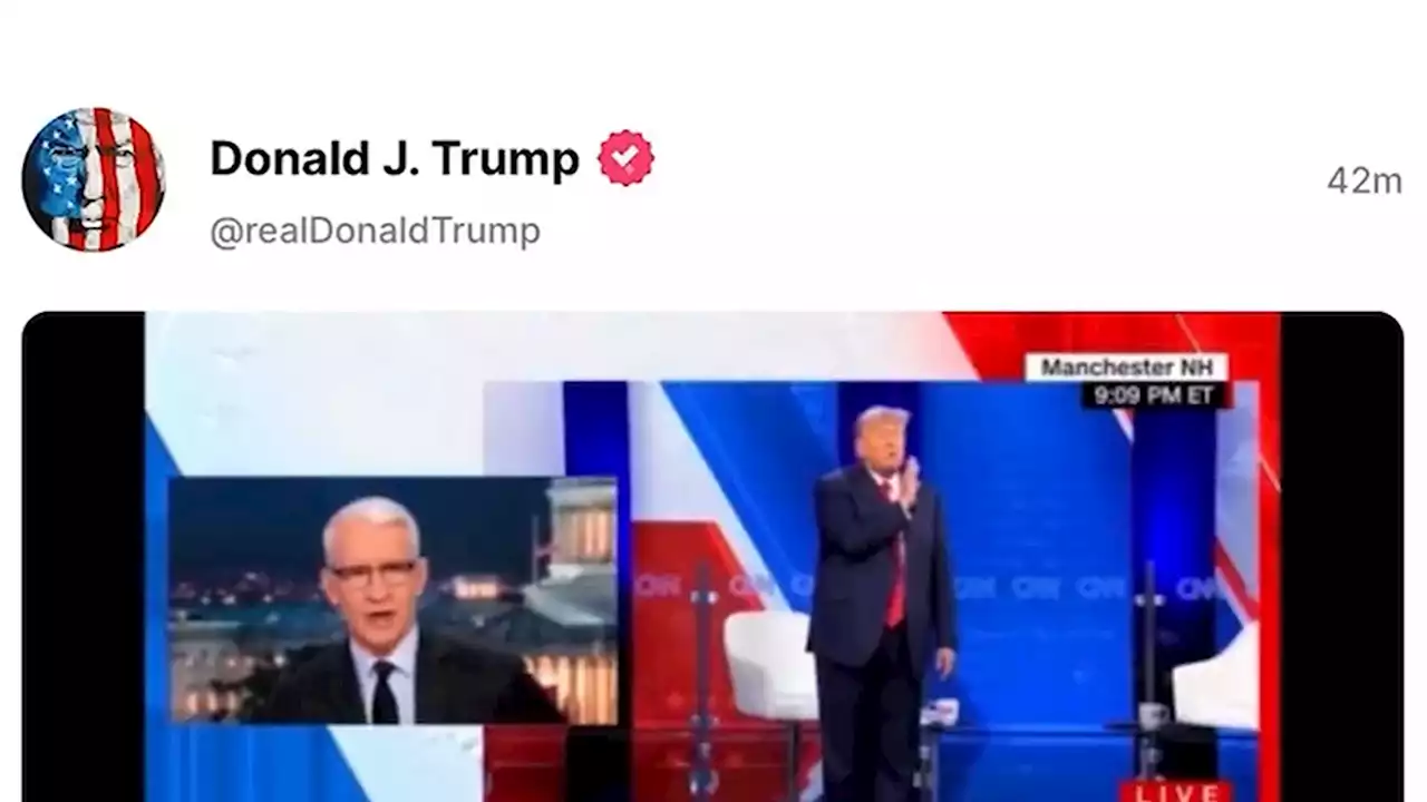 Donald Trump Posts Fake Anderson Cooper Clip, Trump Ripped CNN 'New Ass****'