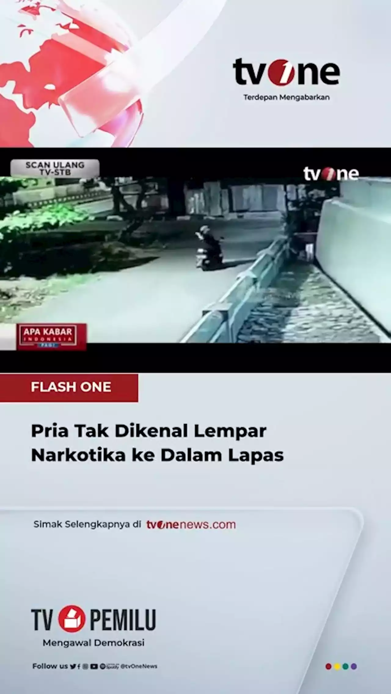 Pria Misterius Lempar Narkoba ke Dalam Lapas - tvOne