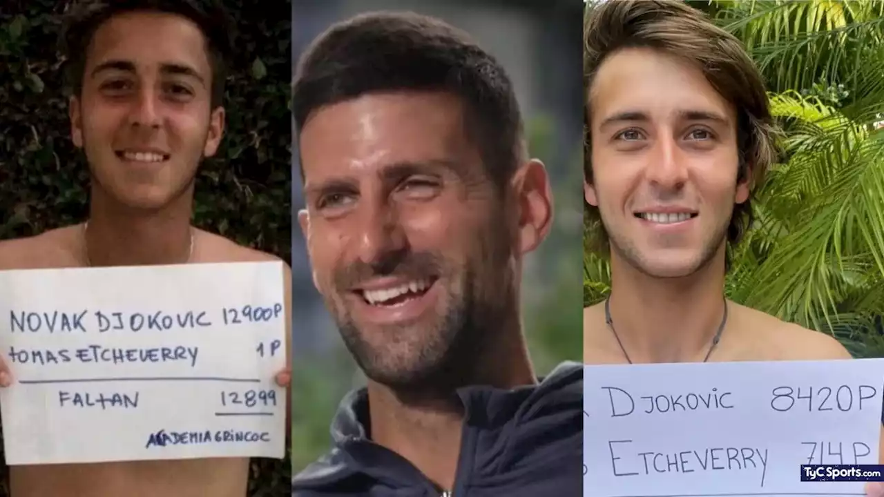 (VIDEO) Djokovic anticipó su duelo con Tomás Etcheverry y se refirió a su 'carrera al primer puesto' - TyC Sports