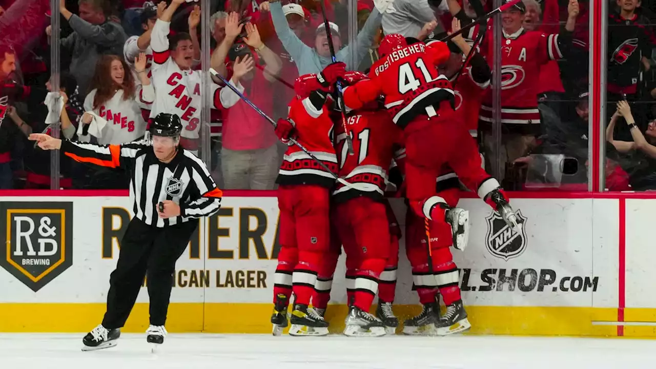 Jesper Fast sends Hurricanes to conference final with OT winner vs. Devils