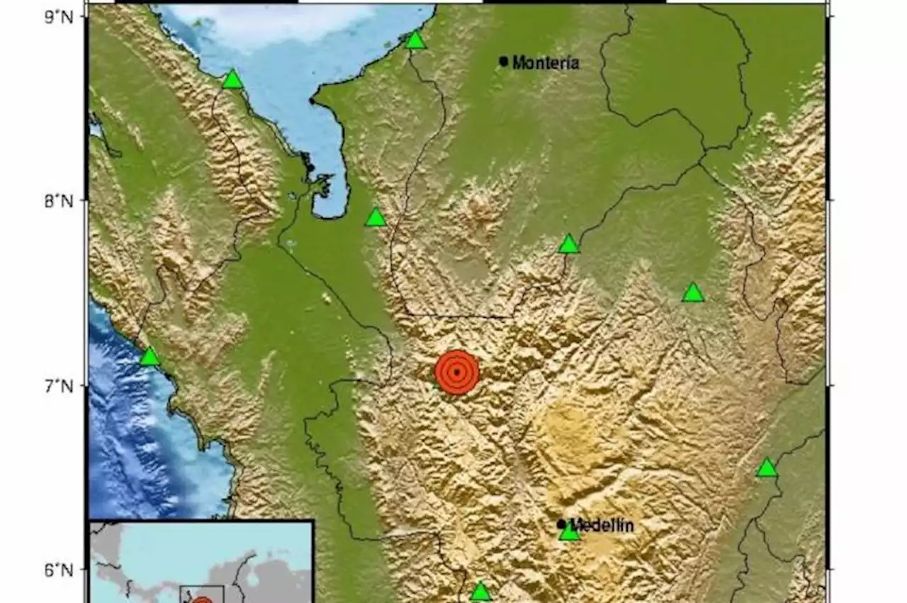 Fueron tres los sismos que sacudieron a Colombia este viernes