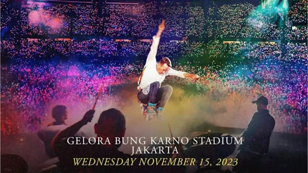 Sudah Termasuk Pajak, Segini Harga Tiket Konser Coldplay 15 November 2023