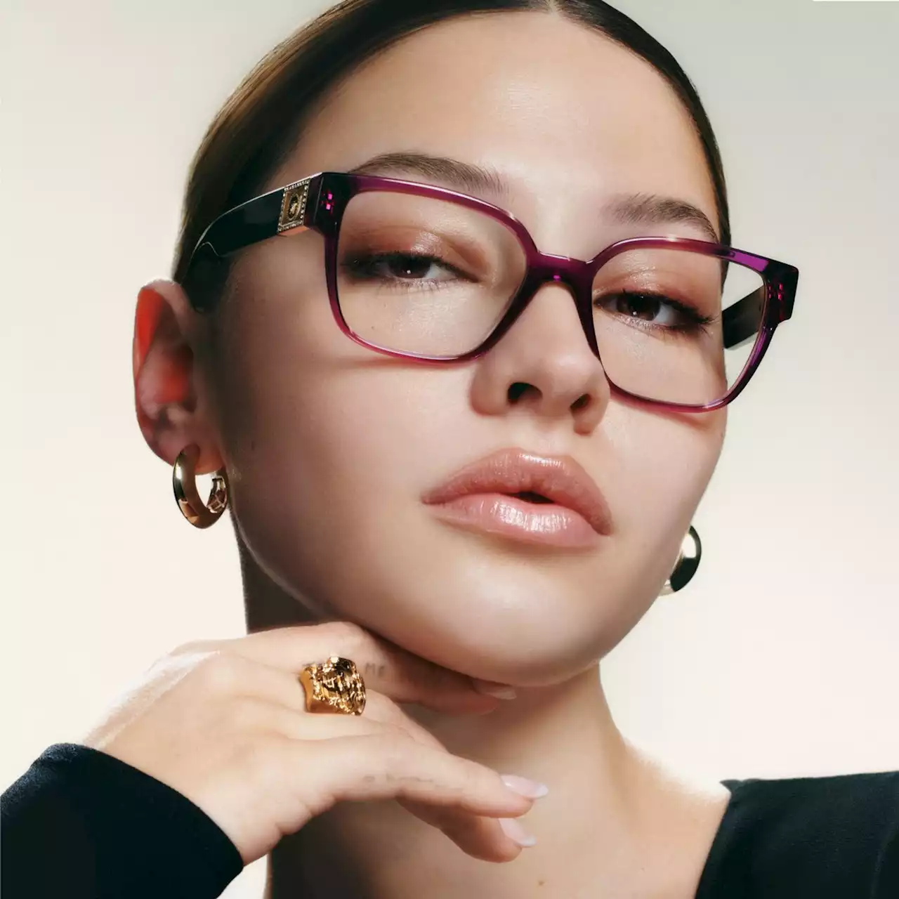 New Season, New Style: Madelyn Cline Sports Versace Eyewear’s Latest Collection