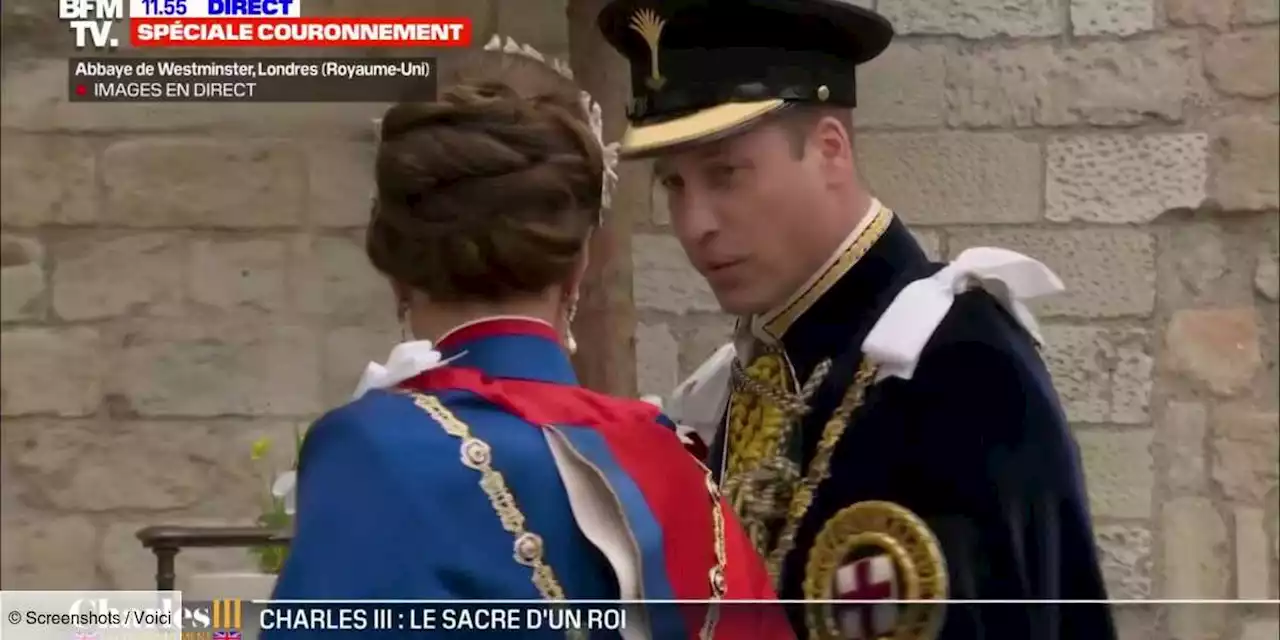 Couronnement de Charles III : on sait ce que se sont murmuré Kate et William avant d'entrer dans l'abbaye - Voici