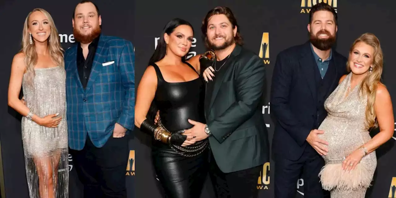 Luke Combs’ Wife Nicole Combs and More Pregnant Stars Highlight Baby Bumps With Edgy and Sparkling Twists on Maternity Dressing at ACM Awards 2023