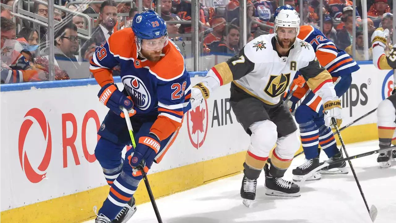 Golden Knights' Alex Pietrangelo suspended 1 game for slash on Leon Draisaitl