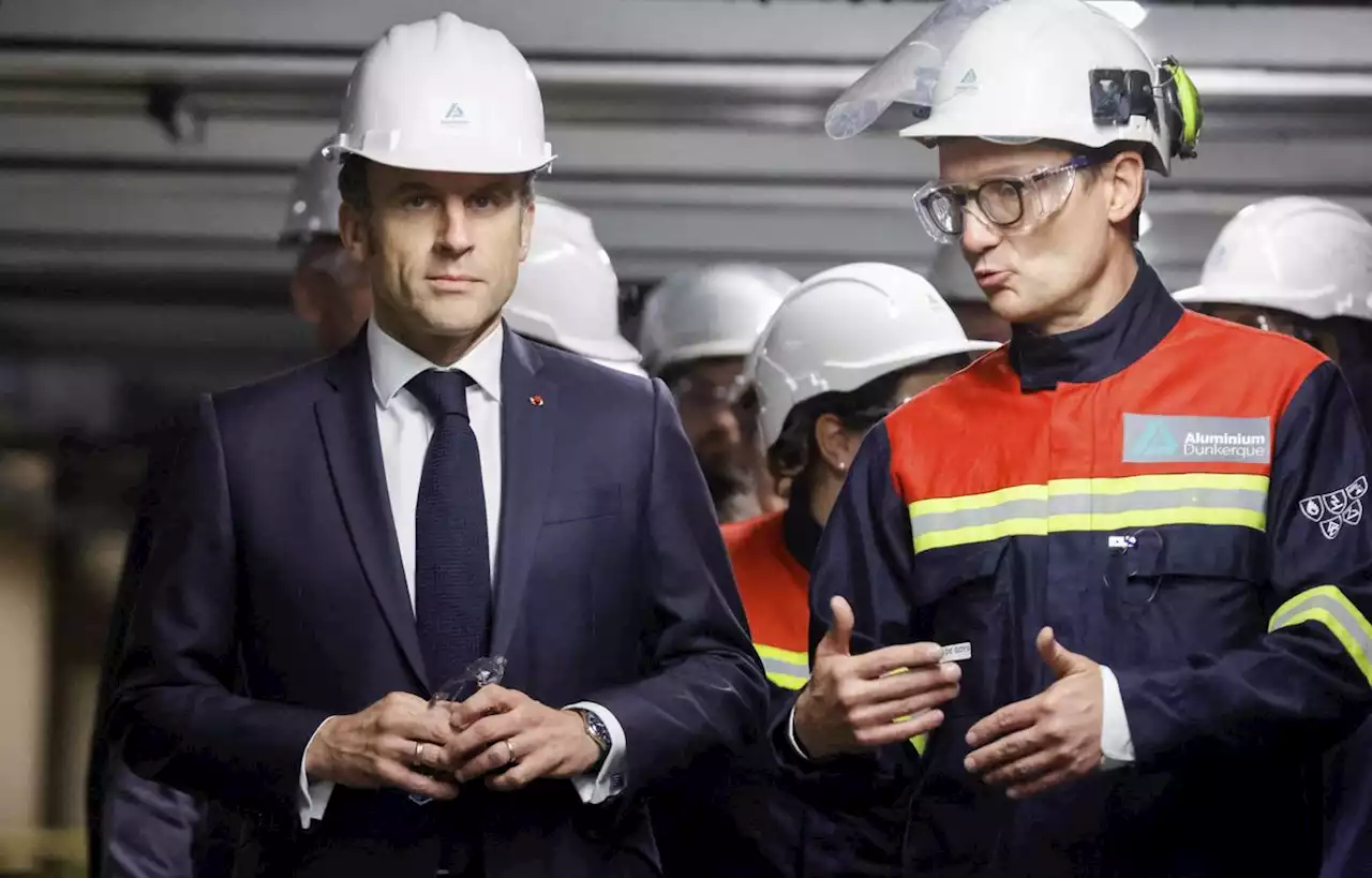 Emmanuel Macron annonce investissements et emplois industriels à Dunkerque