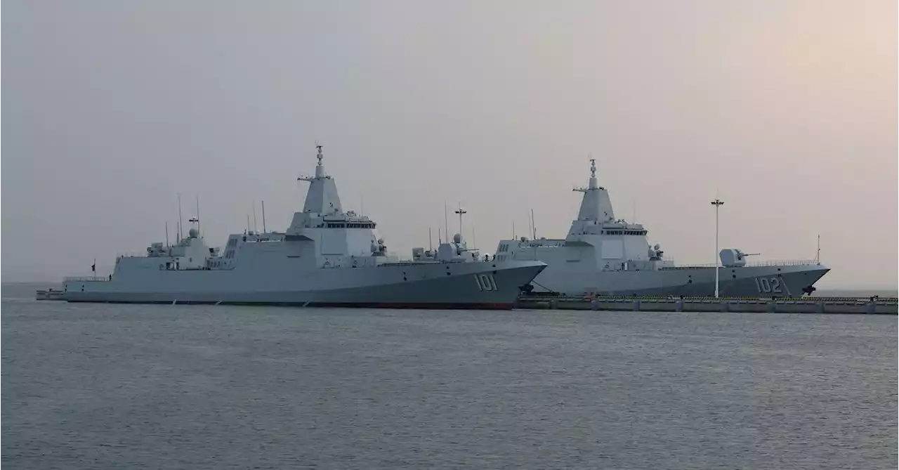 Chinese warships sail around Japan as tensions rise ahead of G7 summit