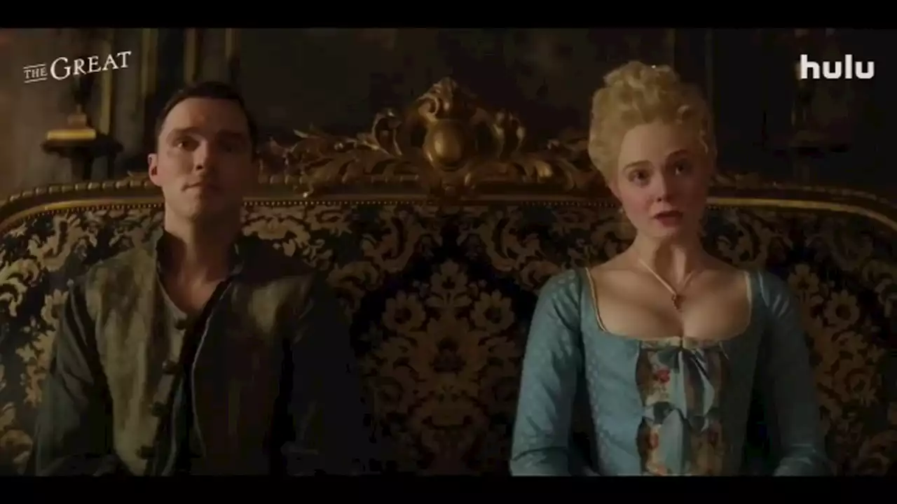 Elle Fanning and Nicholas Hoult dish on Season 3 of 'The Great' now streaming on Hulu