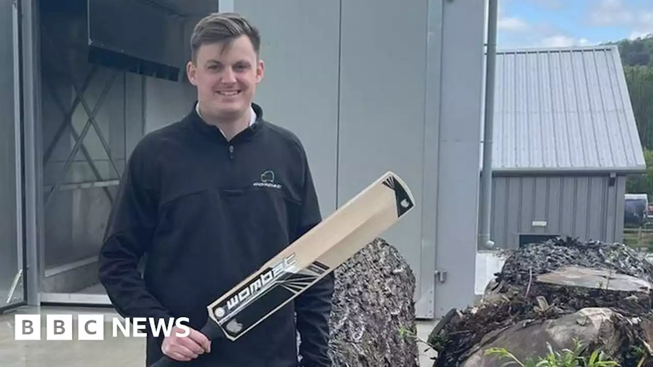 Cricket: Devon craftsman making bats the traditional way