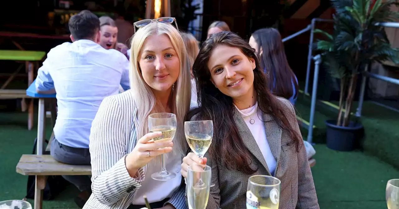 Belfast social pictures as friends say cheers to the weekend in the city