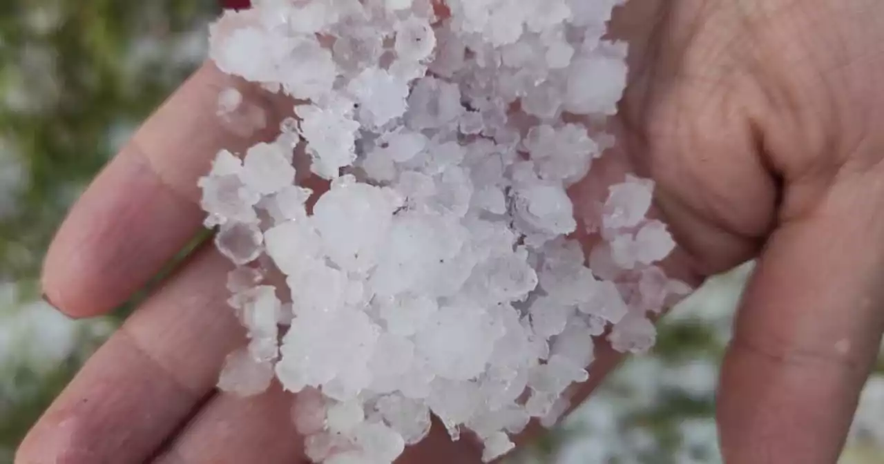 Video: en Bogotá se fue el sol y nuevamente se registró la caída de granizo