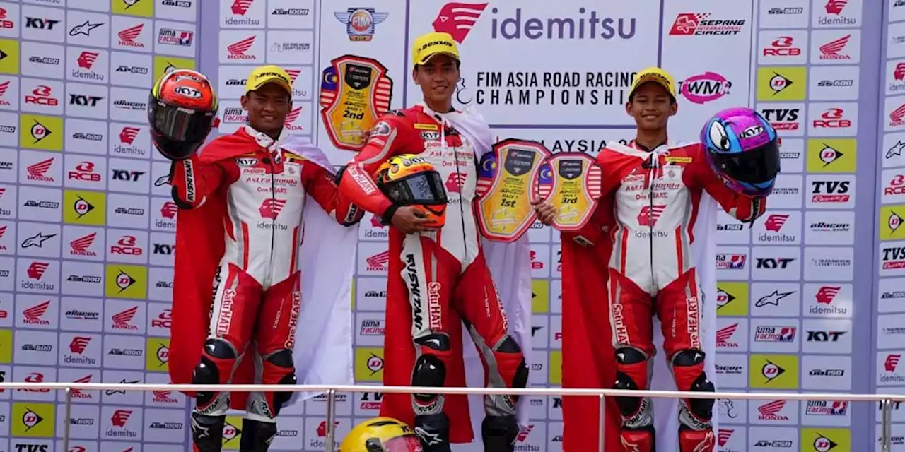 Para Rider Astra Honda Kuasai Podium ARRC Malaysia 2023 di Sepang - Bola.net