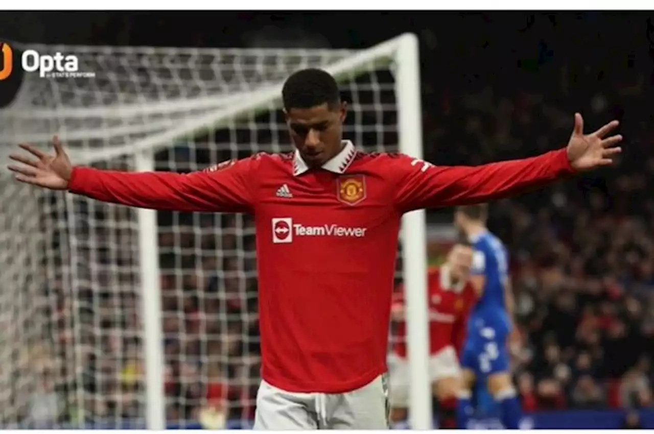 Marcus Rashford 3 Kali Jadi Pemain Terbaik Musim Ini, Unggul Tipis dari Erling Haaland - Bolasport.com