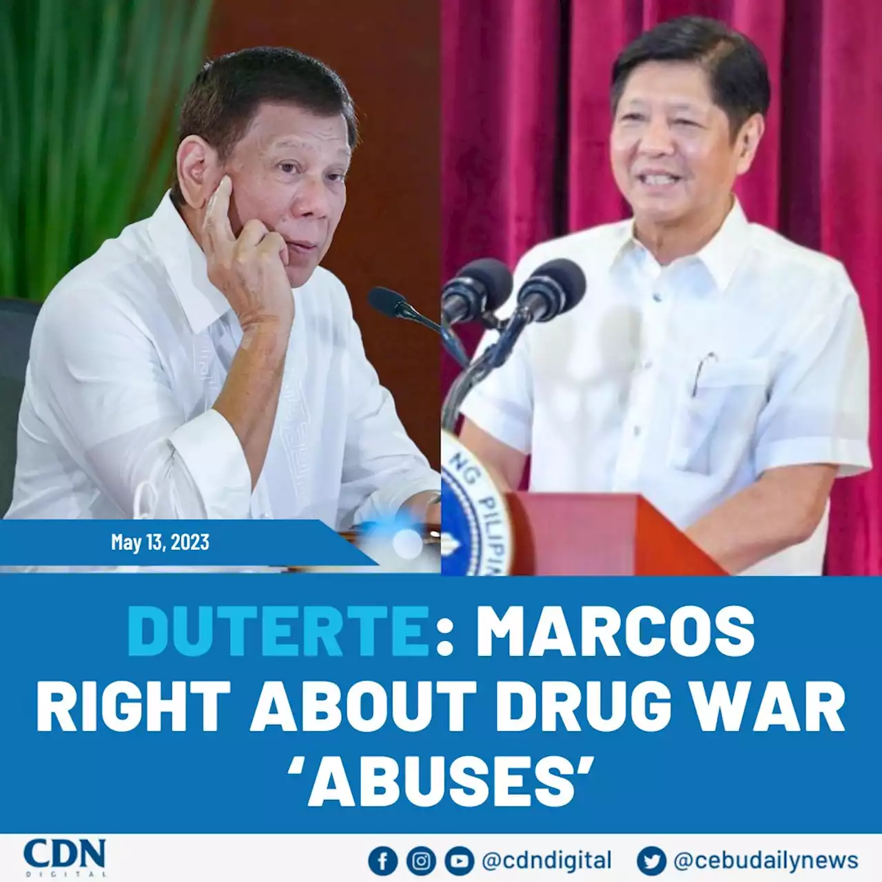 Duterte: Marcos right about drug war ‘abuses’