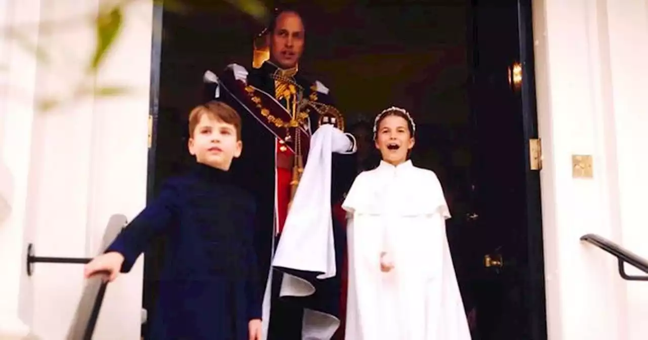 Prince Louis and Charlotte caught in 'beautiful' moment before Coronation