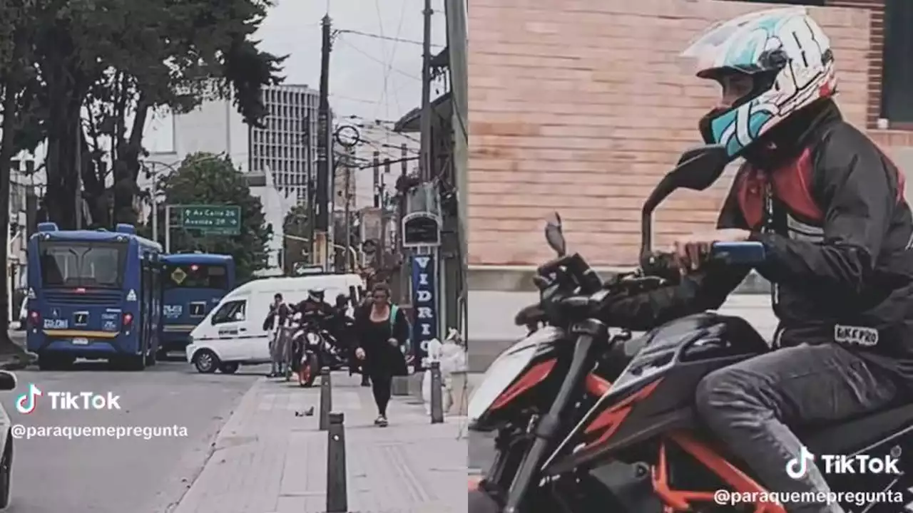 Bogotá: por video viral de robo, joven recibe amenazas y dice que lo confunden por moto