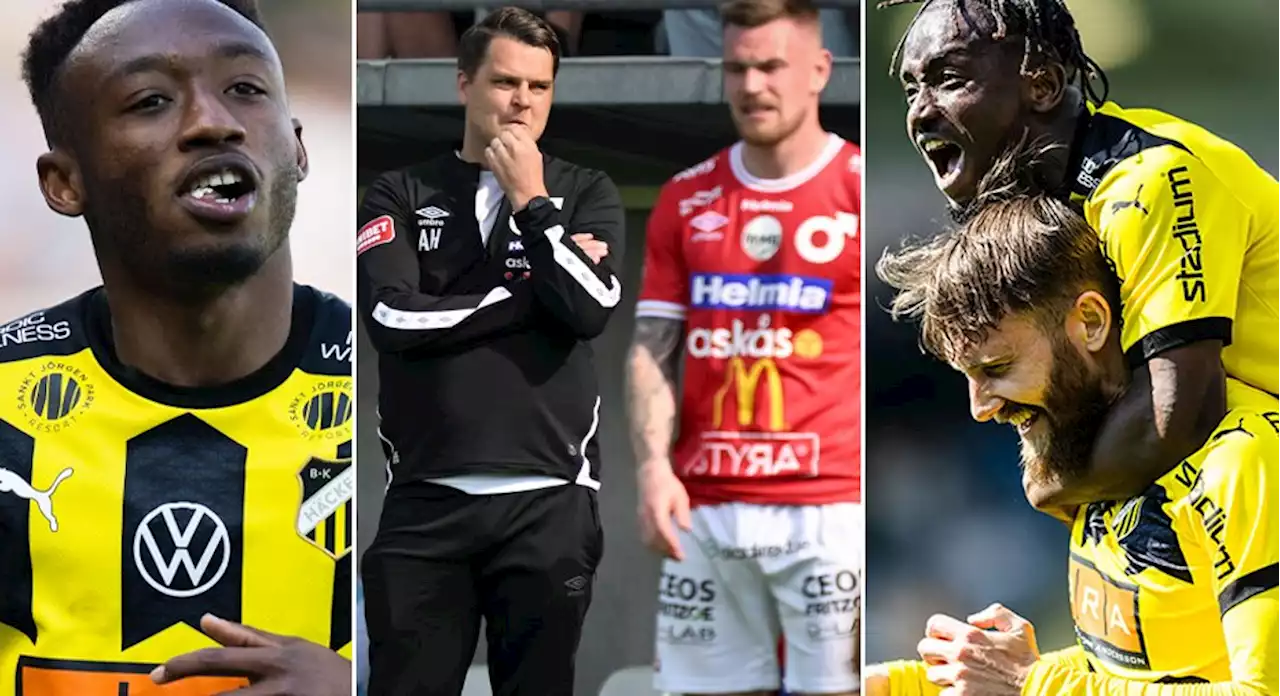 Häckens kross - vann med 6-1 mot Degerfors