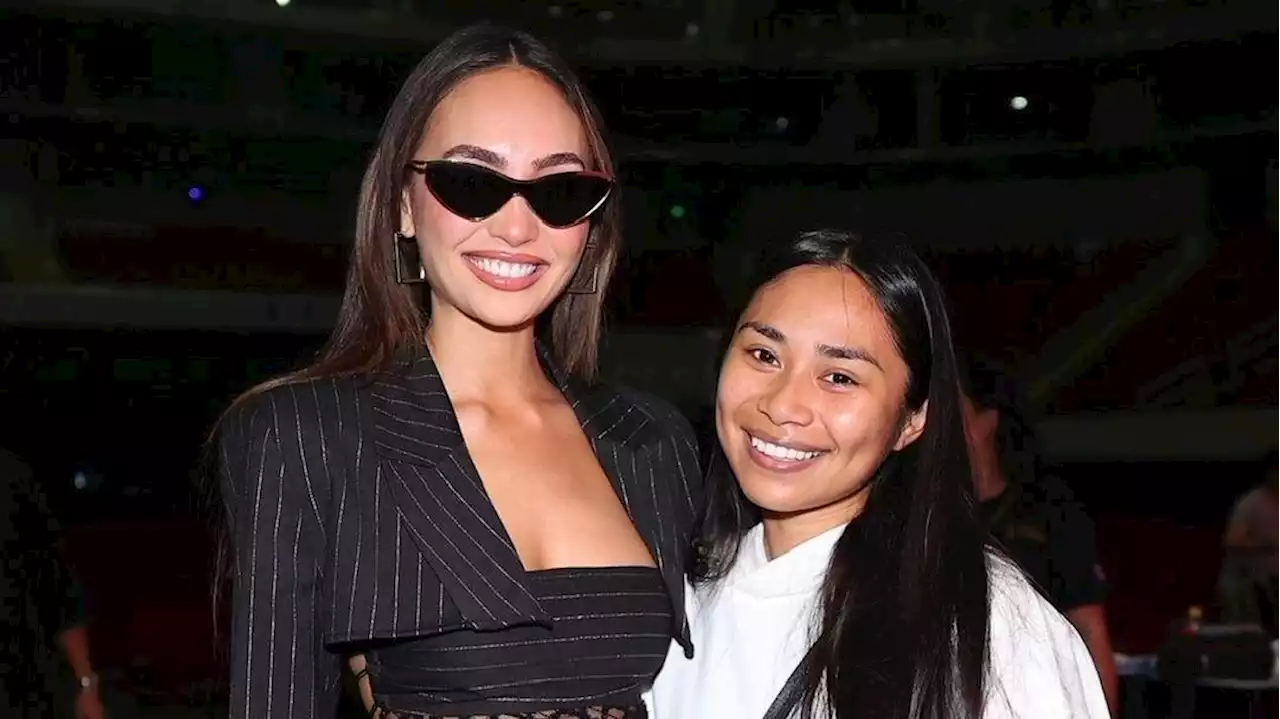 Jessica Sanchez, R'Bonney Gabriel meet ahead of Miss Universe Philippines coronation