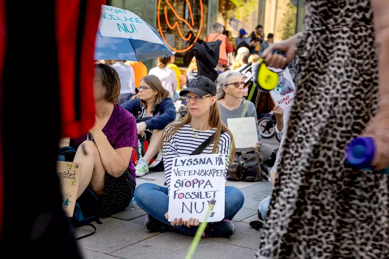 Rebellmammor i global manifestation för klimatet