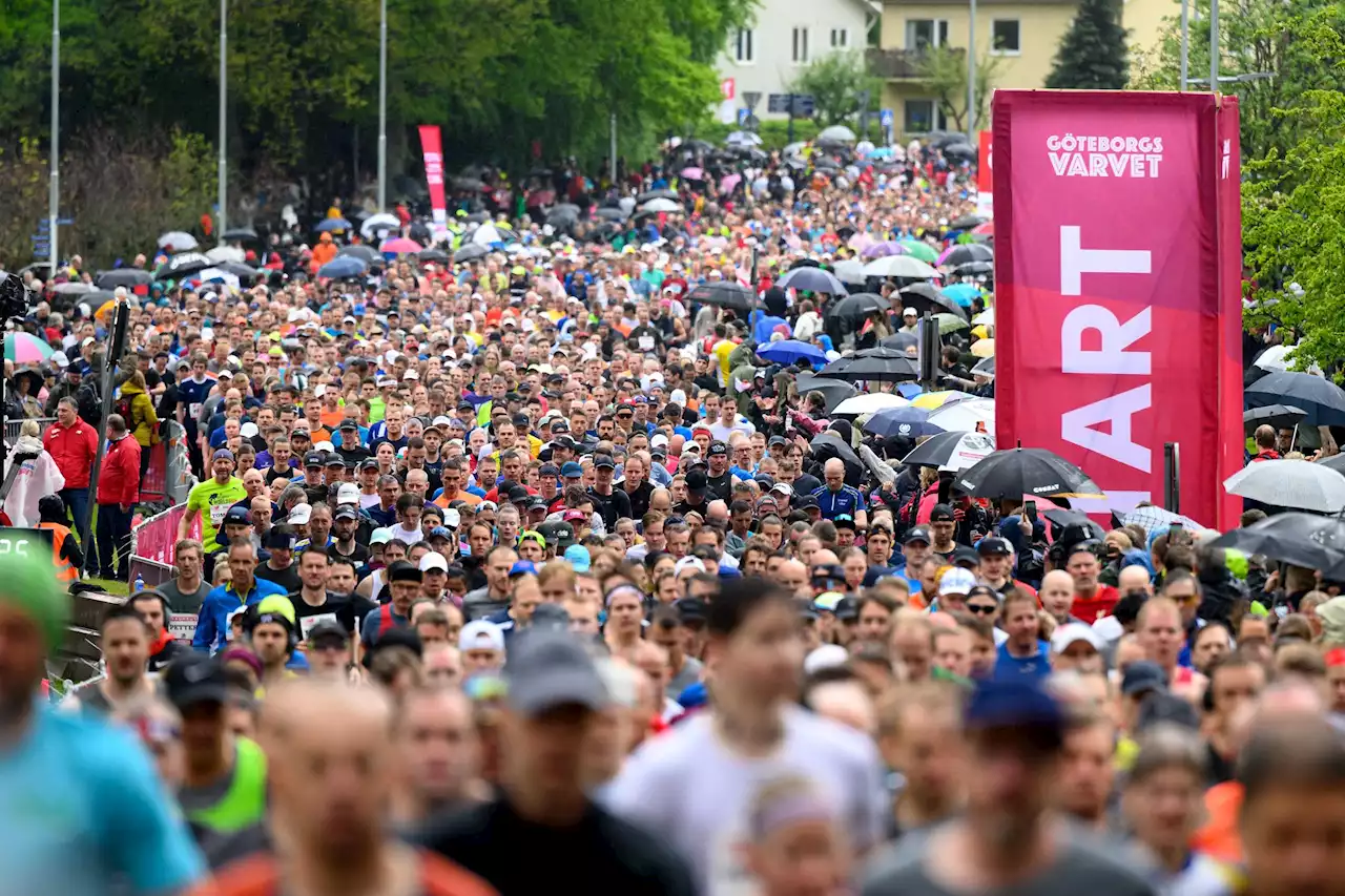 Se sändningen från Göteborgsvarvet