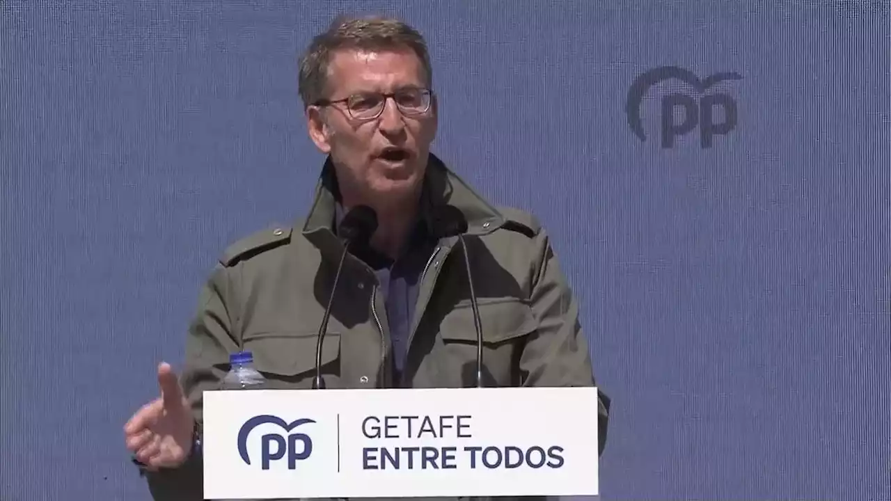 Alberto Núñez Feijóo considera 'indecente' que Pedro Sánchez gobierne con EH Bildu