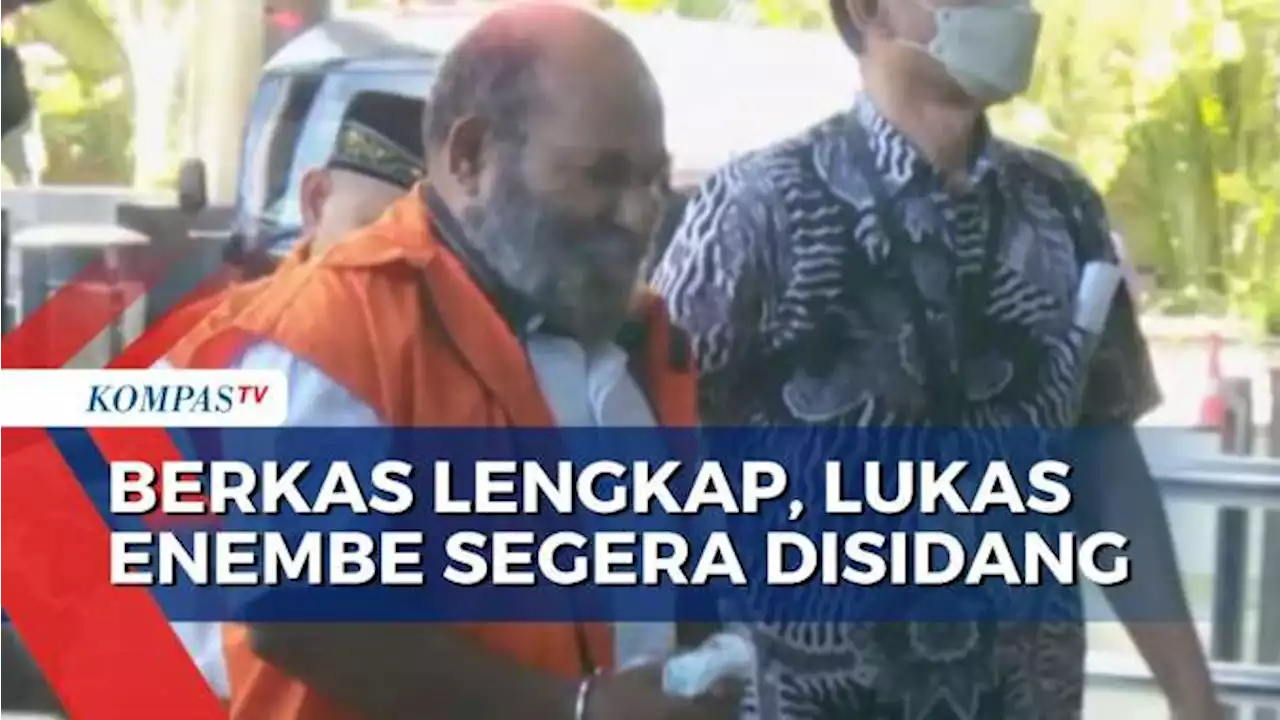 Berkas Perkara Diterima Jaksa, Enembe Akan Segera Disidang