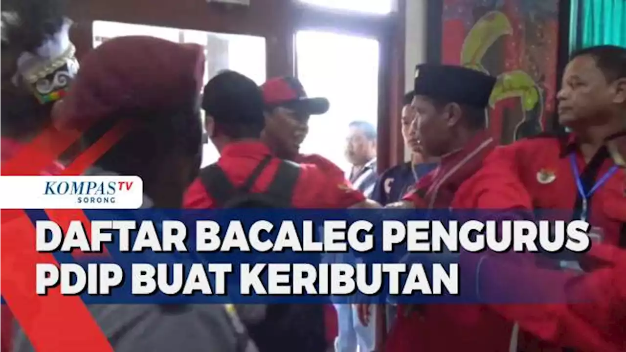 Pengurus PDIP Papua Barat Daya Ribut Saat Pendaftaran Bacaleg