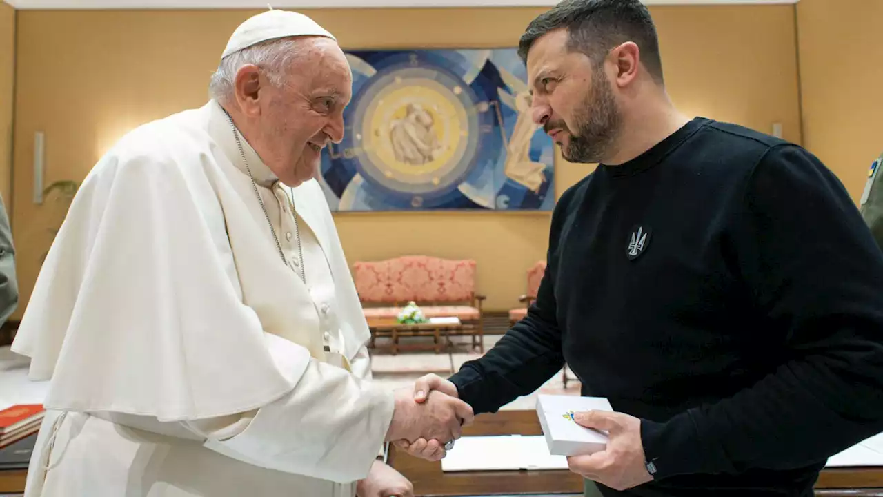 Selenskyj traf in Rom auch Papst Franziskus