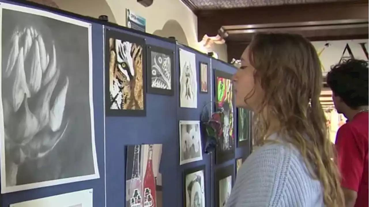 San Antonio ISD students express themselves through art show entries