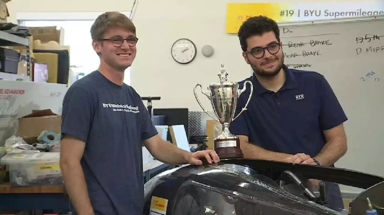 BYU students win top prize for 2,000 mpg 'supermileage' vehicle