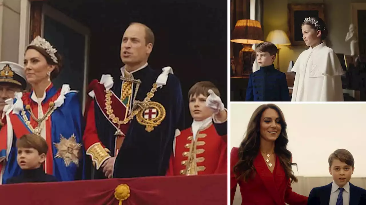 William and Kate share rare glimpse of family life in behind the scenes video of Coronation day