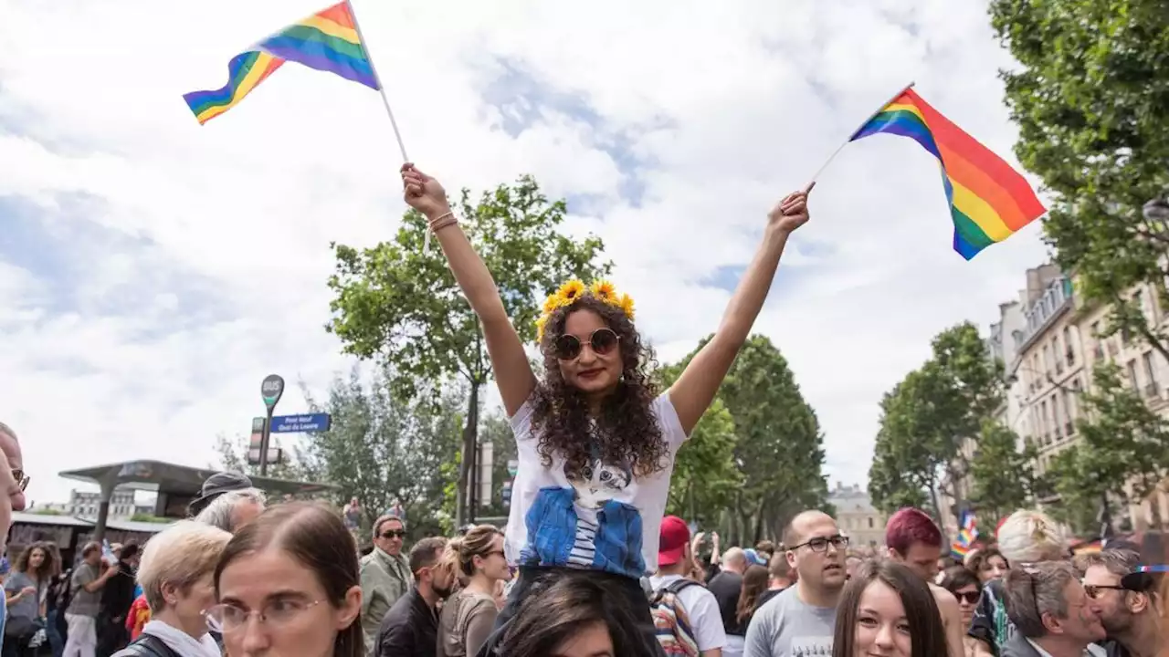 Paris : des centaines de personnes marchent pour les droits des transgenres et intersexes