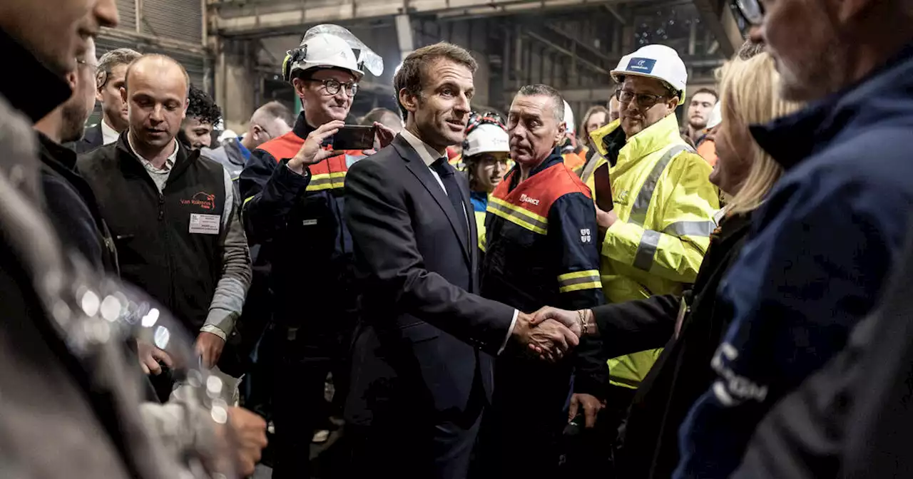 Réindustrialisation : à Dunkerque, Emmanuel Macron en autopromotion