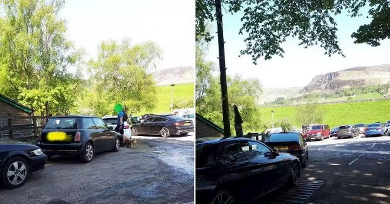 Anger as Dovestone Reservoir car park descends to chaos AGAIN