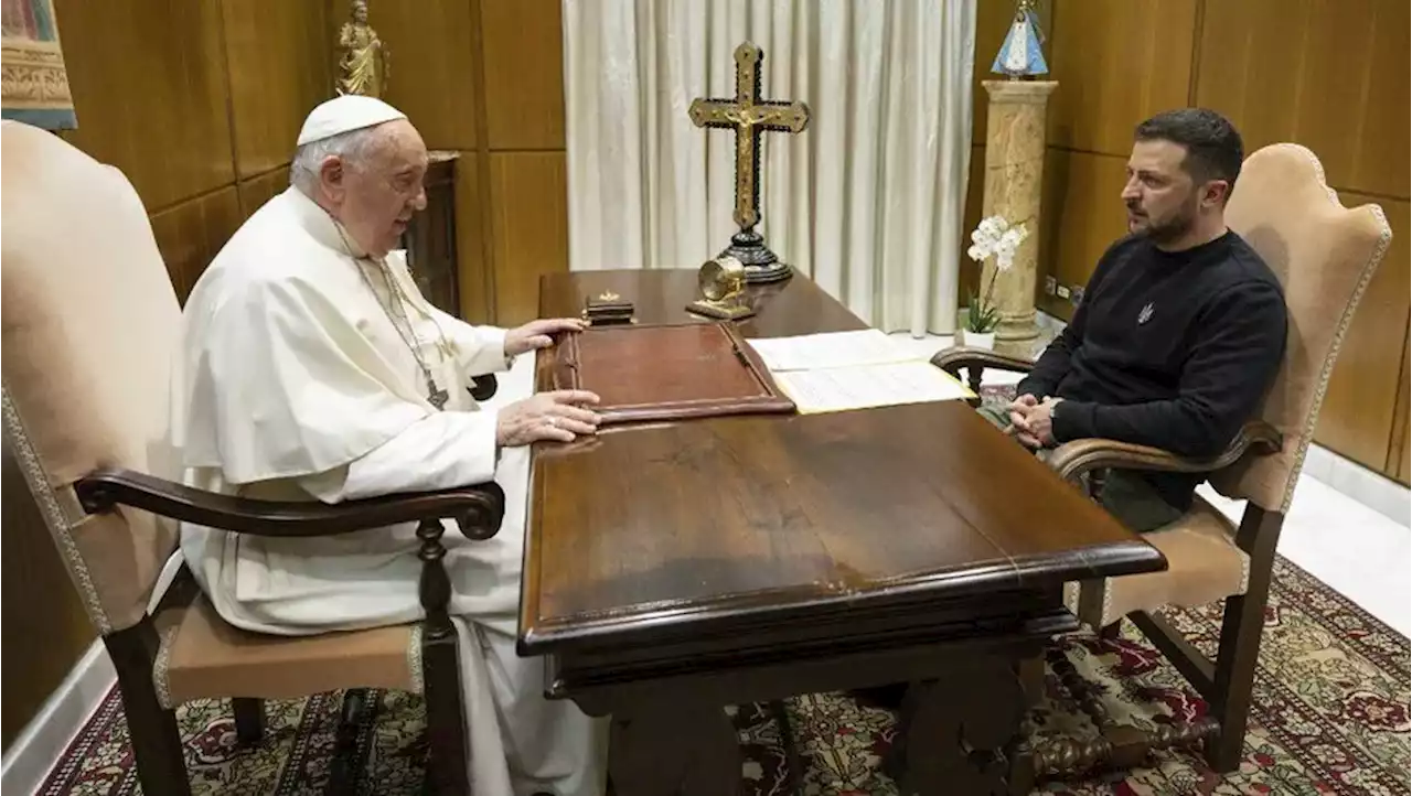 Zelensky se reúne con el papa Francisco en el Vaticano