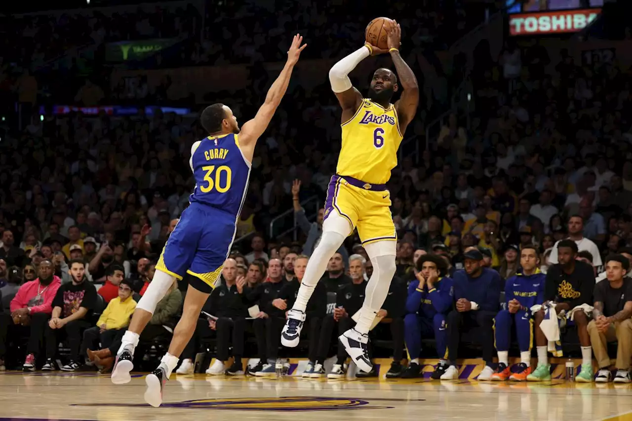 LeBron James, Lakers Eliminate Champion Warriors With 122-101 Victory in Game 6