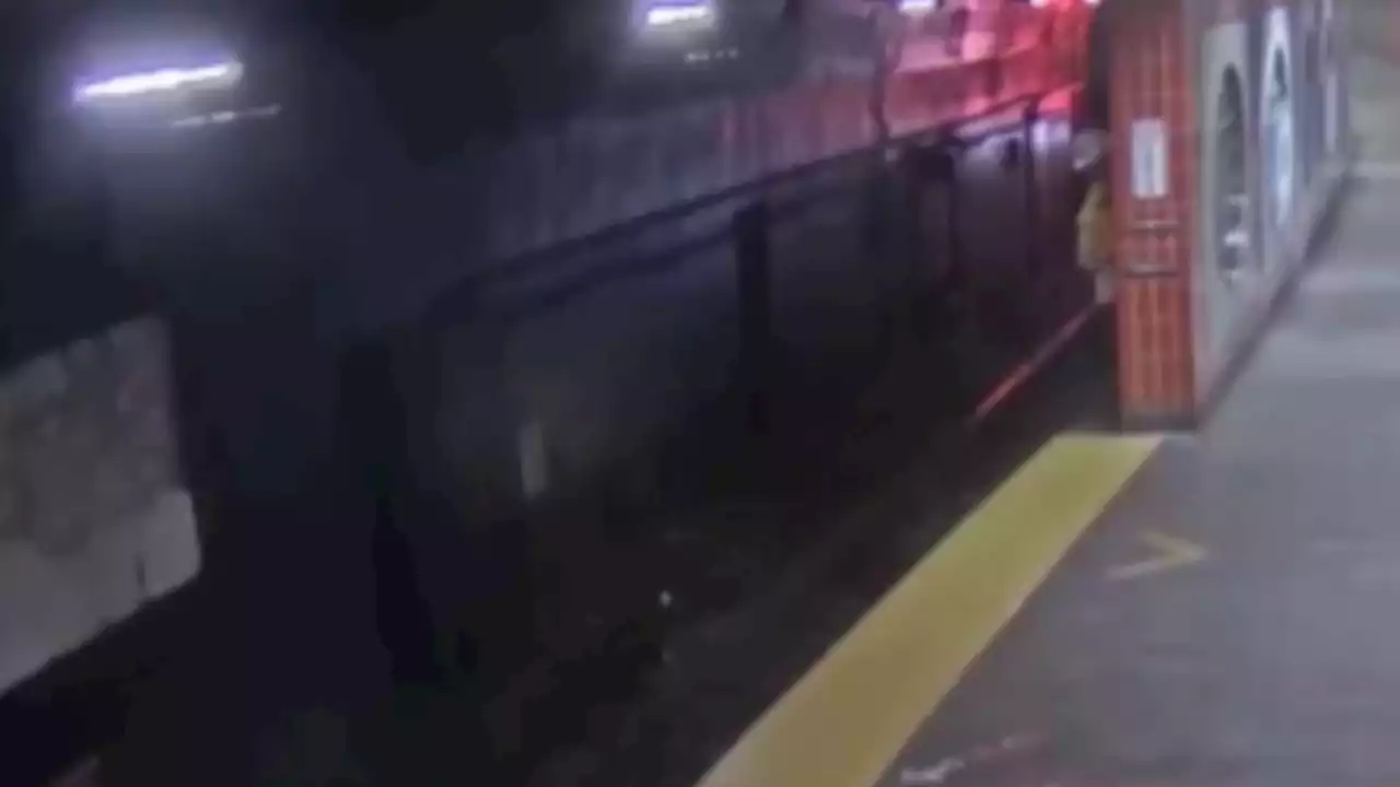 Video Shows Close Call Between Worker and MBTA Train