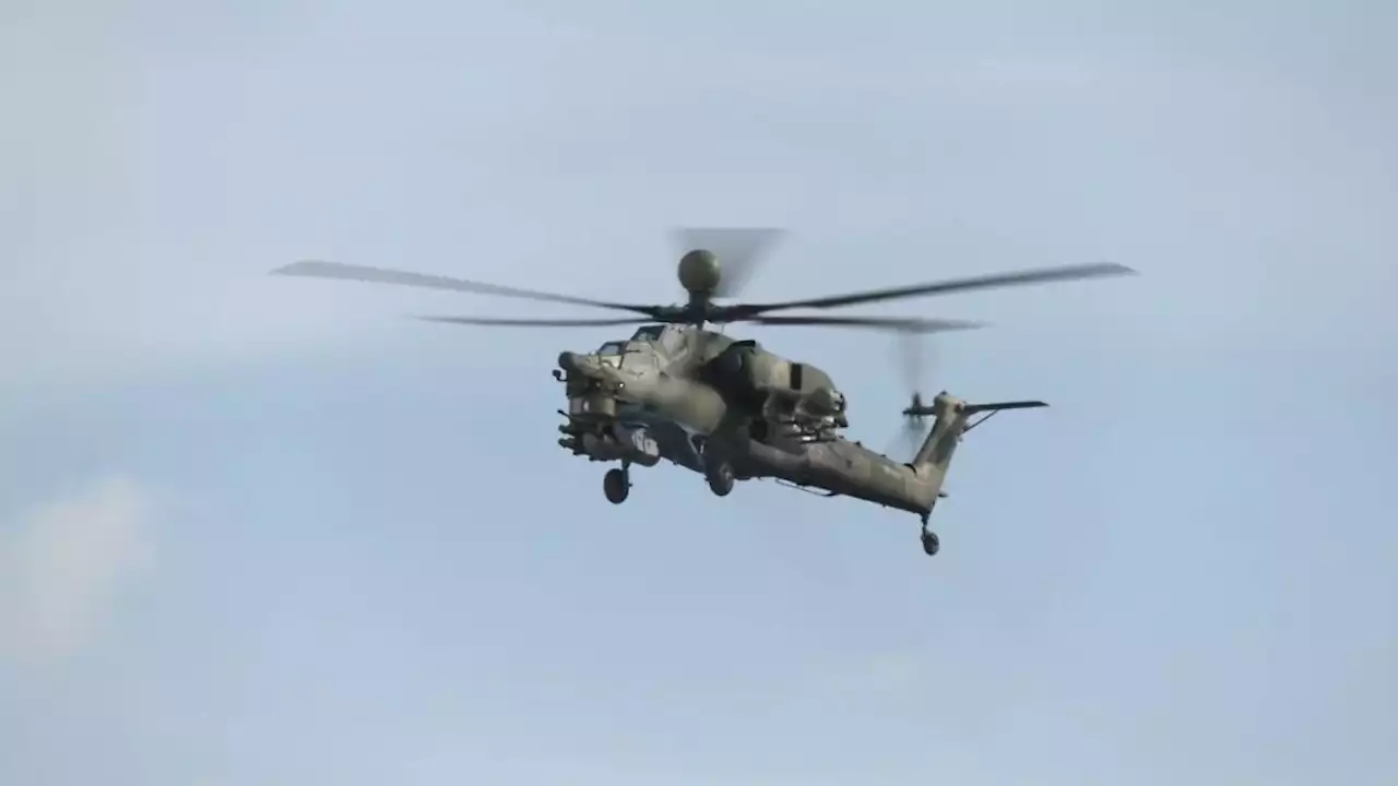 Russischer Kampfhubschrauber stürzt über Krim ab