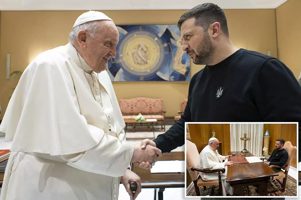 Zelensky meets with Pope Francis to discuss peace in Ukraine