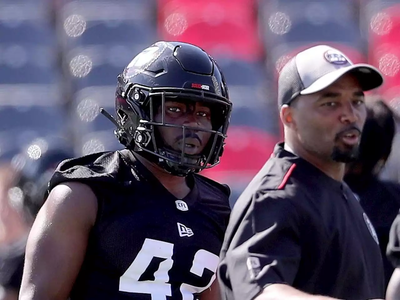 Gee-Gees James Peter, Daniel Oladejo feel at home in Ottawa Redblacks camp