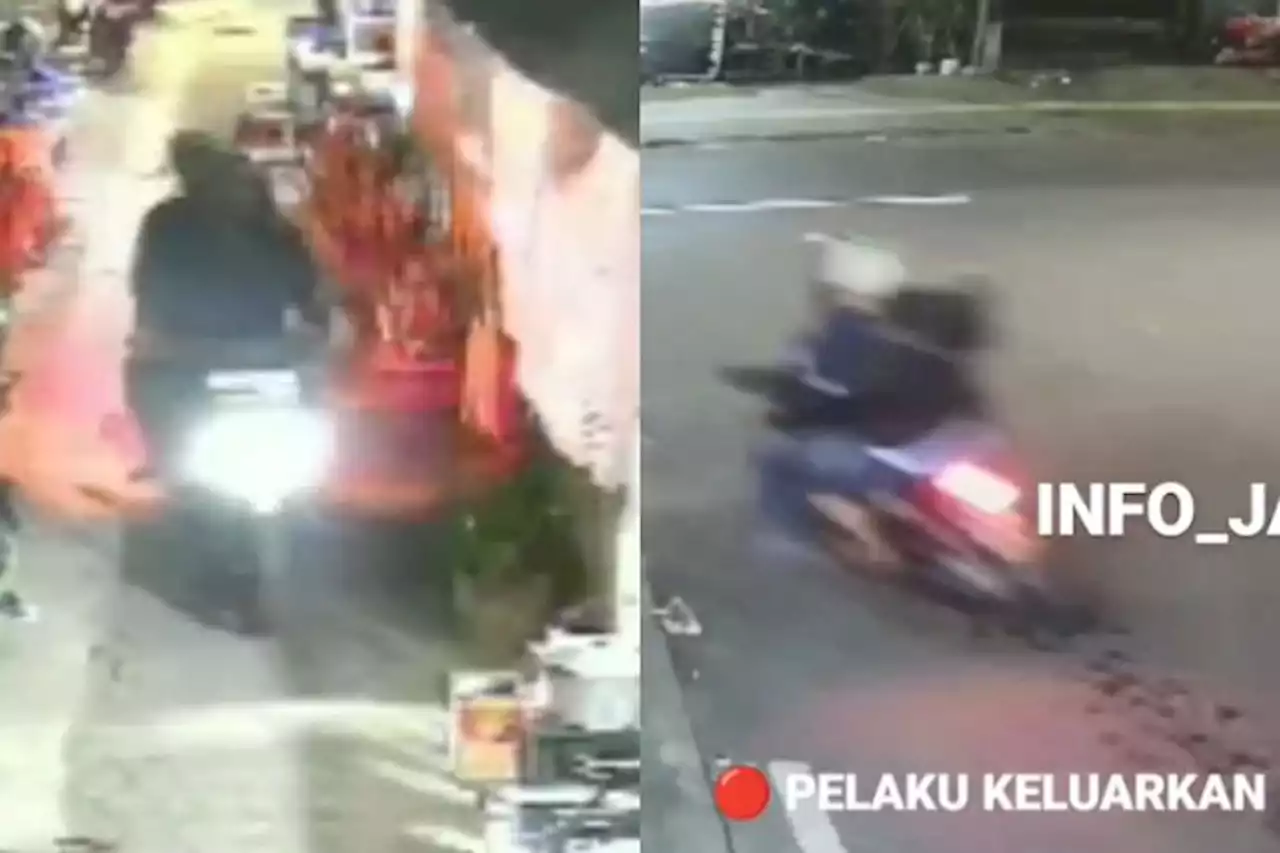 Viral Aksi Maling Motor di Sawah Besar Jakpus, Pelaku Lepaskan Tembakan saat Dikejar Warga