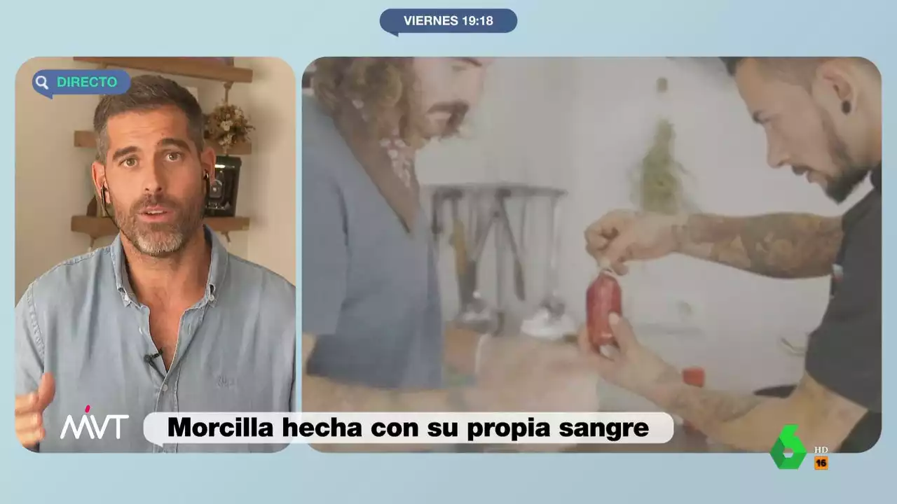 La contundente advertencia de Pablo Ojeda sobre los riesgos para la salud de comer morcilla hecha con tu propia sangre