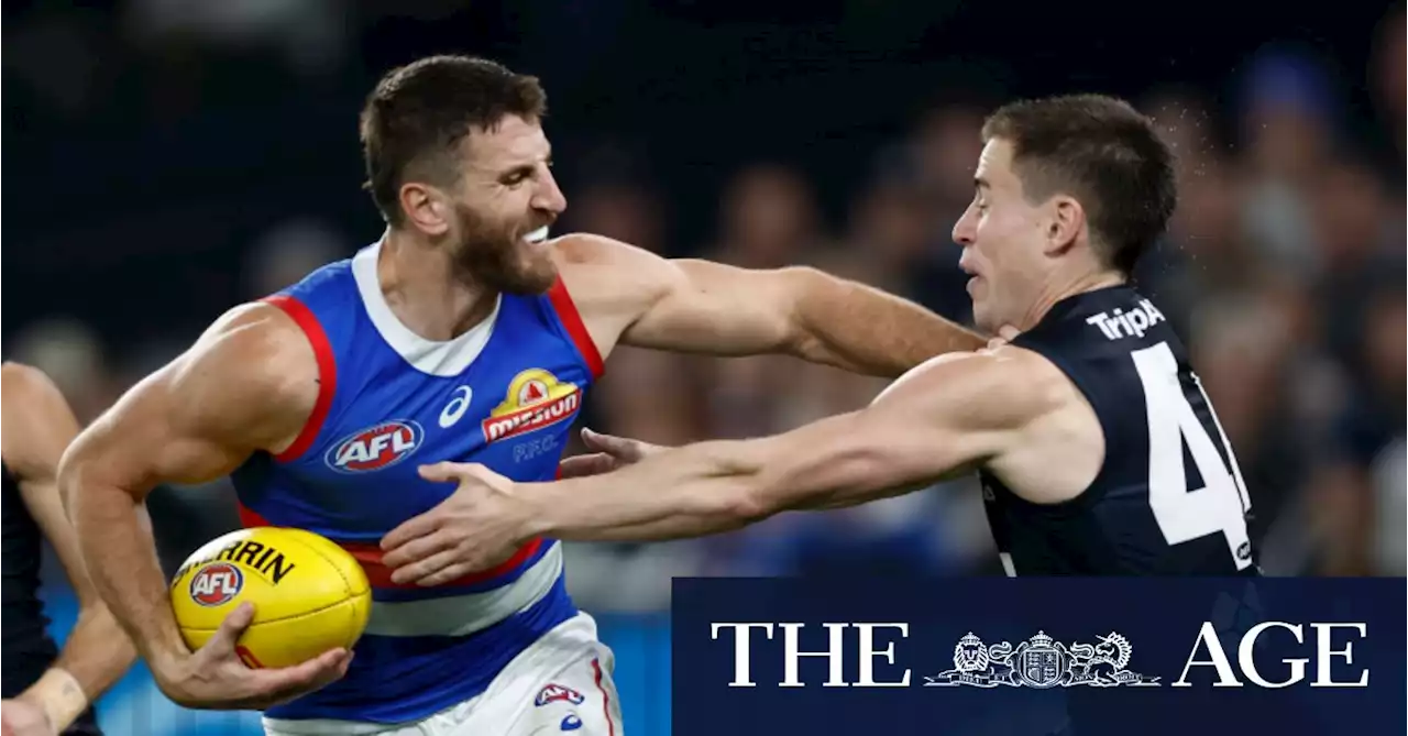 Bulldogs withstand ferocious comeback to add to Blues’ misery