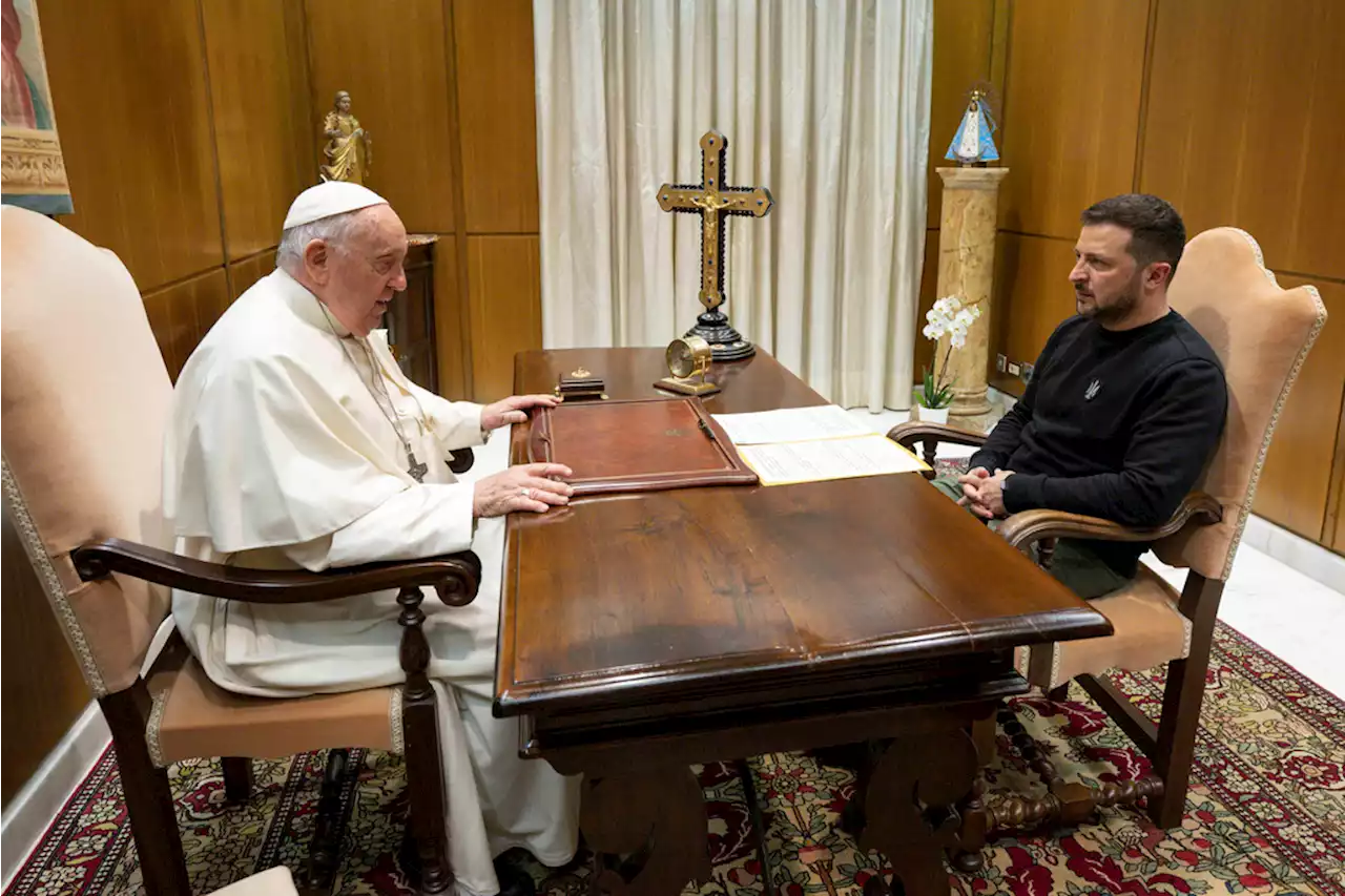 Zelenskyy Meets Pope Francis at Vatican