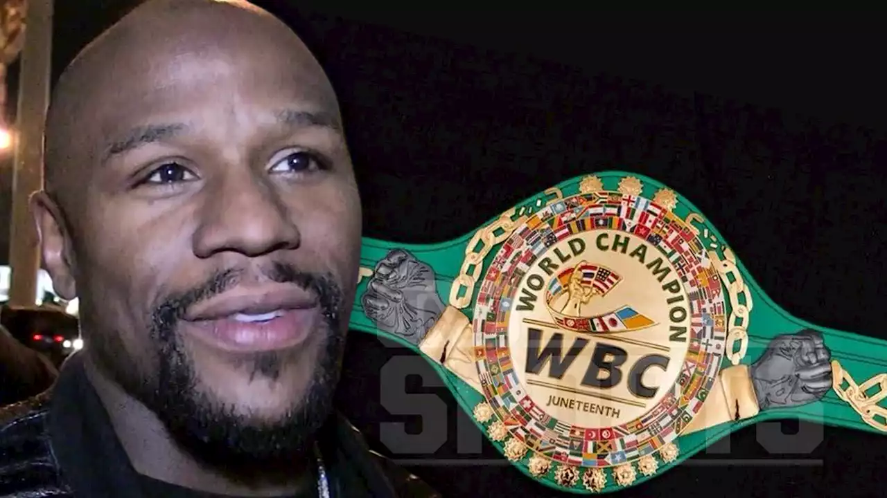 Floyd Mayweather To Get Juneteenth-Themed WBC Belt At John Gotti III Fight